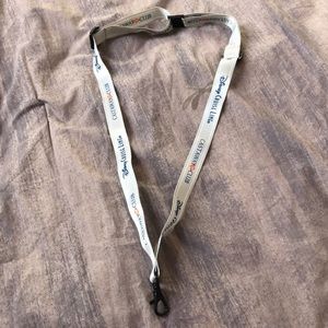 Disney cruise line Castaway Club lanyard. Grey. Used. Great for pin display.